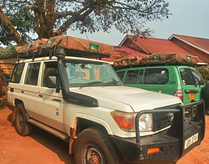 roof top tents in Rwanda